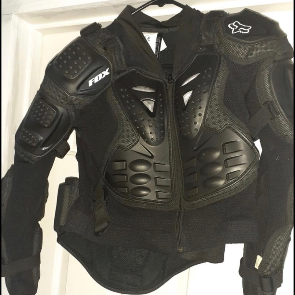 Reposting—Fox moto riding body protection.